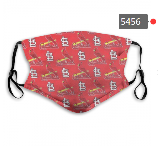 2020 MLB St.Louis Cardinals #8 Dust mask with filter->mlb dust mask->Sports Accessory